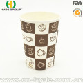 Tasse chaude jetable de papier de café de mur de 10oz simple avec l&#39;impression